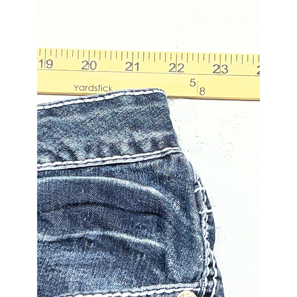 Amethyst Series 31 Women's Flare Jeans 22 Blue Denim Contrast Stitch Western - Picture 5 of 12